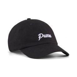 Czapka typu dad Essentials Script PUMA. Czarne czapki męskie Puma. Za 89.00 zł.