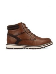 Wrangler Botki "Liam" w kolorze brązowym rozmiar: 45. Brązowe buty zimowe męskie Wrangler, bez zapięcia. Za 224.52 zł.