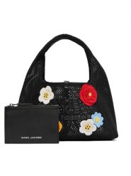 Marc Jacobs Torebka 2P5HSC006H03 Czarny. Czarne torebki klasyczne damskie MARC JACOBS, bez wzorów, z materiału, bez dodatków. Za 1,039.00 zł.