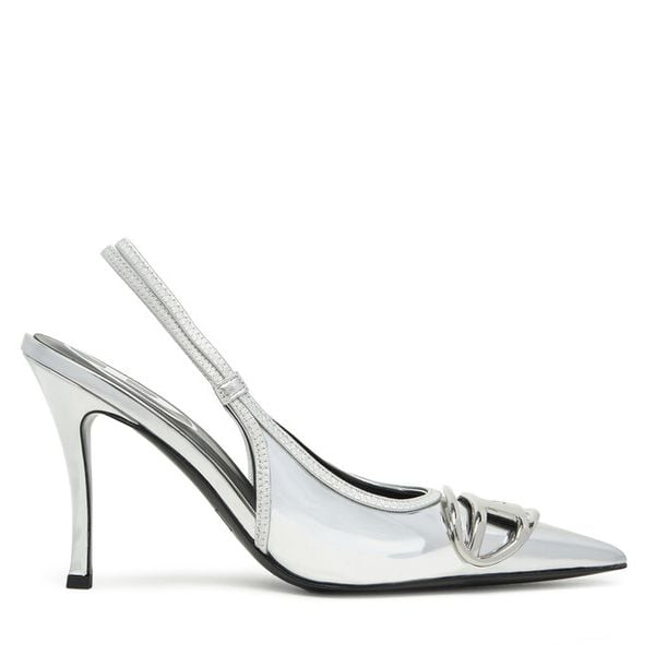 Szpilki Diesel. Szare szpilki Diesel, bez wzorów, bez obcasa. Za 2,459.00 zł.