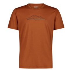 Koszulka merino męska CMP Neil T-Shirt. Czerwone t-shirty męskie CMP, m, bez wzorów, bez kołnierzyka. Za 198.99 zł.