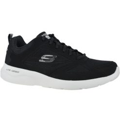 Buty sportowe Sneakersy męskie, Skechers Dynamight 2.0. Czarne buty sportowe na co dzień męskie Skechers, bez zapięcia, trekkingowe. Za 199.99 zł.