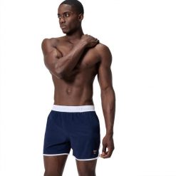 Spodenki szorty plażowe na basen męskie Speedo Logo Volley. Niebieskie kąpielówki męskie Speedo, m, bez wzorów, do pływania. Za 209.99 zł.