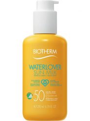Biotherm Mleczko przeciwsłoneczne "Waterlover Hydrating" - SPF 50+ - 200 ml rozmiar: onesize. Brązowe okulary przeciwsłoneczne dziecięce Biotherm. Za 137.35 zł.