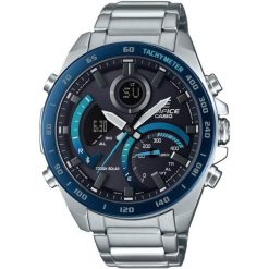 Zegarek męski Casio ECB-900DB-1BER, Quartz, 48mm, 10ATM. Niebieskie zegarki męskie Casio. Za 822.65 zł.