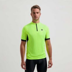 Koszulka rowerowa męska Rogelli PERUGIA 2.0 z luźniejszym krojem. Czarne t-shirty sportowe męskie Rogelli, m, bez ramiączek, rowerowe. Za 146.00 zł.