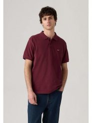 Levi's Koszulka polo w kolorze bordowym rozmiar: M. Czerwone koszulki polo męskie Levi's, m, bez wzorów, z bawełny, bez ramiączek. Za 128.55 zł.