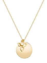 Tamaris Naszyjnik z zawieszką - dł. 45 cm rozmiar: onesize. Żółte naszyjniki damskie Tamaris, ze stali. Za 130.99 zł.