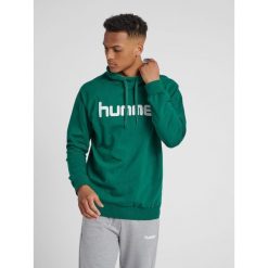 Bluza do piłki ręcznej męska Hummel Cotton Logo z kapturem. Białe bluzy z kapturem męskie HUMMEL, m. Za 168.00 zł.
