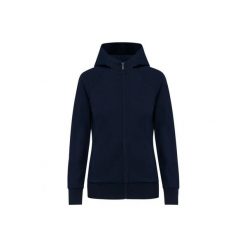 Bluza damska z kapturem Kariban Premium. Niebieskie bluzy z kapturem damskie KARIBAN, s, z bawełny. Za 245.00 zł.