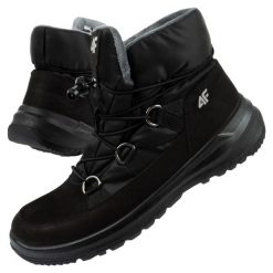 Buty sportowe 4F OBDH263 21S. Czarne buty sportowe na co dzień damskie 4f, bez wzorów, z nubiku, wspinaczkowe. Za 299.00 zł.