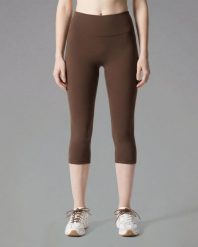Legginsy 3/4 Softform™ - Brązowy. Brązowe legginsy damskie JOY STUDIO, m, bez wzorów, z tkaniny. Za 203.00 zł.