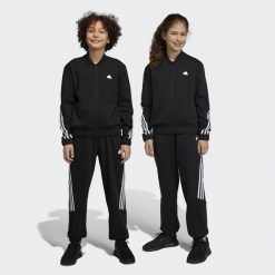 Future Icons 3-Stripes Track Suit. Białe spodnie dresowe damskie Adidas, bez wzorów, z dresówki. Za 337.25 zł.