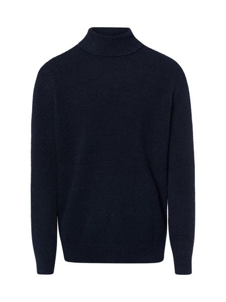 Finshley & Harding London sweter z golfem Mężczyźni Bawełna niebieski, L. Niebieskie swetry męskie Finshley & Harding London, l, bez wzorów, z bawełny, bez kołnierzyka. Za 329.95 zł.