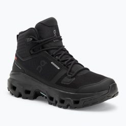 Buty damskie On Cloudrock Mid Waterproof. Czarne obuwie trekkingowe damskie On. Za 1,050.80 zł.
