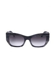 Salvatore Ferragamo Damskie okulary przeciwsłoneczne w kolorze granatowo-szarym rozmiar: 54. Niebieskie okulary przeciwsłoneczne damskie Salvatore Ferragamo. Za 395.31 zł.
