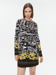 Versace Jeans Couture Sukienka codzienna 75HAO921 Kolorowy Regular Fit. Sukienki damskie Versace Jeans Couture, na co dzień, bez wzorów, z jeansu, bez kołnierzyka, bez ramiączek, proste. Za 1,829.00 zł.