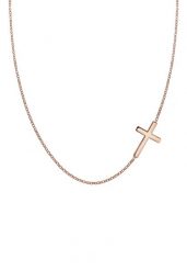Elli Damski krzyż wisior Religia Basic w pozłacanym srebrze 925 Sterling Silver Naszyjniki 1 ct. Szare naszyjniki damskie Elli, pozłacane. Za 248.99 zł.