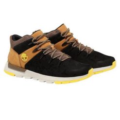 Trampki Męskie Kontrastowa Sprint Trekker. Brązowe trampki i tenisówki męskie Timberland, bez wzorów, z gumy, bez zapięcia. Za 837.99 zł.