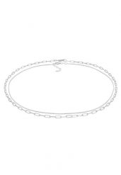 Elli PREMIUM Damski choker zestaw Basic wykonany ze srebra próby 925 Sterling Silver Naszyjniki 1 ct. Szare naszyjniki damskie Elli PREMIUM, na co dzień, srebrne. Za 378.99 zł.