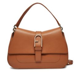 Torebka Furla. Brązowe torebki klasyczne damskie Furla, bez wzorów, bez dodatków. Za 1,229.00 zł.