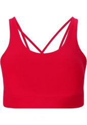 Biustonosz dla kobiet Athlecia Gaby V2. Szare biustonosze sportowe damskie Athlecia, bez wzorów, z materiału. Za 188.00 zł.