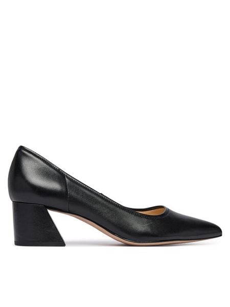 HÖGL Czółenka 1-104500 Czarny. Czarne czółenka damskie HÖGL, bez wzorów, ze skóry, bez obcasa. Za 739.99 zł.