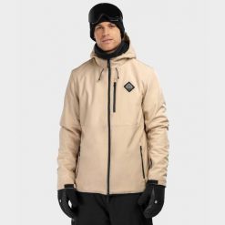 Kurtka snowboardowa męska W2 Cerro. Brązowe kurtki męskie SIROKO, l, bez wzorów, z softshellu, bez kaptura, narciarskie. Za 844.00 zł.