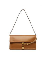 Tommy Hilfiger Torebka Crest Leather Conv Shoulder Bag AW0AW19015 Brązowy. Brązowe torebki klasyczne damskie Tommy Hilfiger, bez wzorów, ze skóry, bez dodatków. Za 949.99 zł.