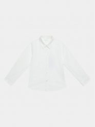 Guess Koszula N3YH04 WE5W0 Biały Regular Fit. Białe koszule chłopięce Guess, z aplikacjami, z bawełny, bez kołnierzyka, bez ramiączek. Za 159.99 zł.