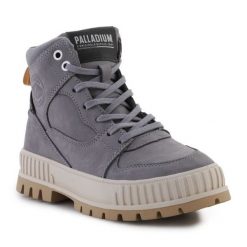 Buty Palladium Pallashock Hi Snk loudburst W 98357-054-M szare. Szare buty sportowe na co dzień damskie bez wzorów, z gumy. Za 859.80 zł.