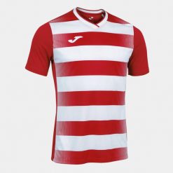 Koszulka do piłki nożnej męska Joma Europa V. Białe t-shirty sportowe męskie Joma, m, bez ramiączek, do piłki nożnej. Za 163.50 zł.