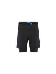 Spodenki do biegania męskie Millet Intense 2in1 Short M Czarny Active Fit. Czarne szorty męskie Millet, z meshu, bez kołnierzyka. Za 319.00 zł.
