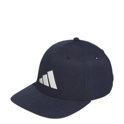 Czapka z daszkiem Adidas Tour Snapback Hat. Czarne czapki męskie Adidas, bez wzorów, z materiału, sportowe. Za 119.00 zł.