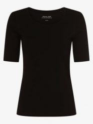 Opus T-shirt Kobiety Bawełna czarny, 40. Czarne t-shirty damskie Opus, bez wzorów, z bawełny, bez kołnierzyka. Za 129.95 zł.