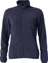 Clique Damska kurtka z microfleece - antipilling, ciemny granat – dark navy. Niebieskie kurtki damskie CLIQUE, xs, bez wzorów, z poliesteru, bez kaptura. Za 163.08 zł.