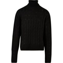 Sweter Męski Z Okrągłym Dekoltem. Czarne swetry męskie Urban Classics, m, bez wzorów, bez kołnierzyka. Za 229.99 zł.