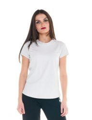 Damska koszulka Cristal Shine. Szare t-shirty damskie LEONE 1947 APPAREL, l, bez wzorów, z bawełny, bez kołnierzyka. Za 84.16 zł.