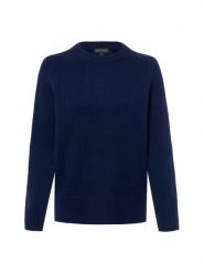 Franco Callegari Sweter z dzianiny merino Kobiety drobna dzianina niebieski, XXL. Niebieskie swetry klasyczne damskie Franco Callegari, xxl, z dzianiny, bez kołnierzyka. Za 349.95 zł.