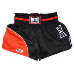 Szorty kick-boxing Metal Boxe Club Line. Czarne szorty męskie METAL BOXE, bez kołnierzyka. Za 251.50 zł.