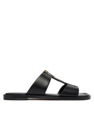 MICHAEL Michael Kors Klapki Berkley Flat 40S6BRFS1L Czarny. Czarne klapki damskie MICHAEL Michael Kors, bez wzorów, ze skóry, bez obcasa. Za 529.99 zł.