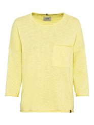 Camel Active Bluzka w kolorze żółtym rozmiar: L. Żółte bluzki damskie Camel Active, l, bez wzorów, z bawełny, bez kołnierzyka, bez ramiączek. Za 158.10 zł.