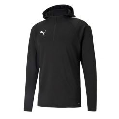 Bluza męska sportowa Puma TEAMLIGA TRINING FLEEC. Czarne bluzy sportowe męskie Puma, l, z dzianiny. Za 98.00 zł.