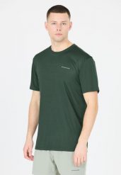 Koszulka treningowa męska Endurance Dipose. Zielone t-shirty sportowe męskie Endurance, m, z materiału, bez ramiączek, na fitness i siłownię. Za 69.99 zł.