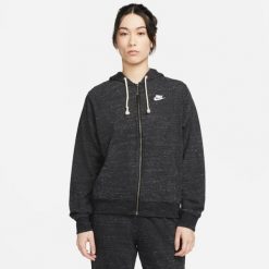Bluza sportowa damska Nike Gym Vintage. Czarne bluzy sportowe damskie Nike, s, z bawełny. Za 352.20 zł.
