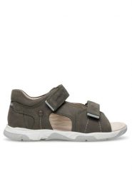 Lasocki Kids Sandały KING CI12-KING-02(III)CH Khaki. Brązowe sandały chłopięce Lasocki Kids, z nubiku, bez zapięcia. Za 89.99 zł.