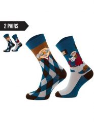 TODO SOCKS Skarpety (2 pary) w kolorze granatowym rozmiar: 43-46. Niebieskie skarpetki męskie TODO SOCKS, bez wzorów, z bawełny. Za 65.54 zł.