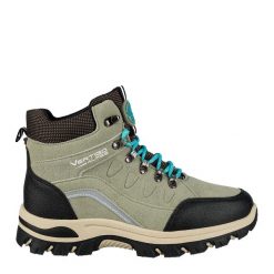 Buty turystyczne damskie Vorra. Zielone obuwie trekkingowe damskie Aulp. Za 249.99 zł.