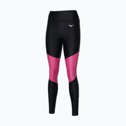 Legginsy damskie do biegania Mizuno Core Long. Czarne legginsy damskie Mizuno, s, bez wzorów, z elastanu. Za 139.99 zł.