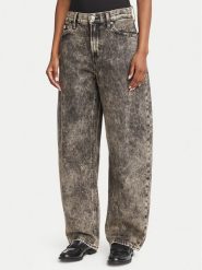 Calvin Klein Jeans Jeansy LV047H745G Brązowy Barrel Fit. Brązowe jeansy damskie Calvin Klein Jeans. Za 649.99 zł.